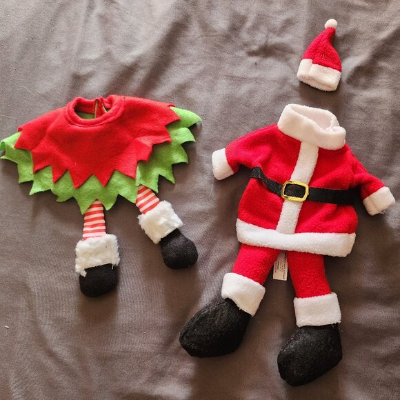 Holiday decorations costumes for wine bottles - Picture 1 of 3